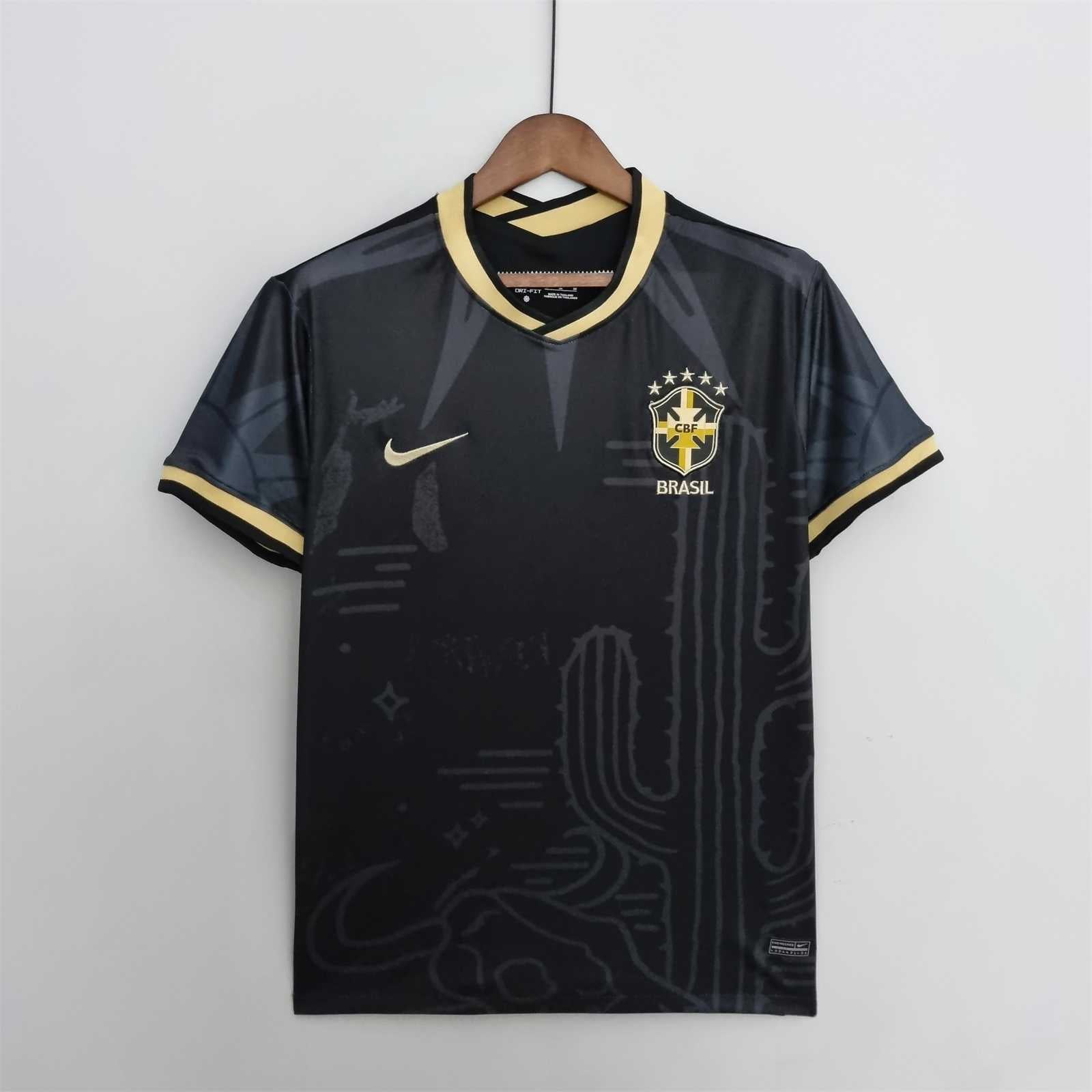 BRAZIL BLACK & GOLD CONCEPT – Retro Football Club